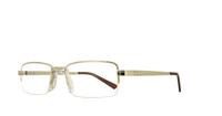 Gold Glasses Direct Solo 037 Rectangle Glasses - Angle
