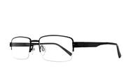 Black Glasses Direct Solo 040 Rectangle Glasses - Angle