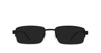 Black Glasses Direct Solo 040 Rectangle Glasses - Sun