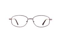 Purple Glasses Direct Solo 214 Oval Glasses - Front