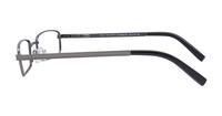 Gunmetal Glasses Direct Solo 536 Rectangle Glasses - Side