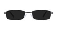 Gunmetal Glasses Direct Solo 536 Rectangle Glasses - Sun