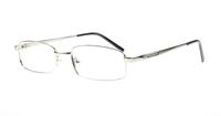 Silver Glasses Direct Solo 539 Rectangle Glasses - Angle