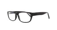 Black Glasses Direct Solo 561 Rectangle Glasses - Angle