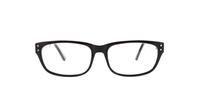 Black Glasses Direct Solo 561 Rectangle Glasses - Front