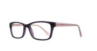Purple Glasses Direct Solo 572 Rectangle Glasses - Angle