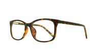Tortoise Glasses Direct Solo 577 Rectangle Glasses - Angle