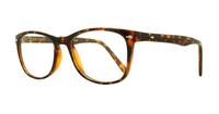 Tortoise Glasses Direct Solo 580 Wayfarer Glasses - Angle