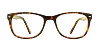 Tortoise Glasses Direct Solo 580 Wayfarer Glasses - Front