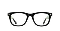 Black Glasses Direct Solo 586 Oval Glasses - Front