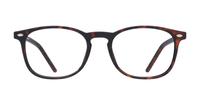 Tortoise Glasses Direct Solo 591 Round Glasses - Front