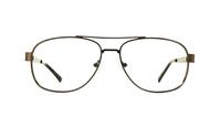 Bronze Glasses Direct Tommy 21 Aviator Glasses - Front