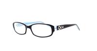Navy Glasses Direct Voyage Rectangle Glasses - Angle