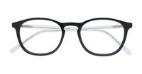 Black / Crystal Glasses Direct Whitley Round Glasses - Flat-lay