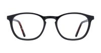 Black / Tortoise Glasses Direct Whitley Round Glasses - Front