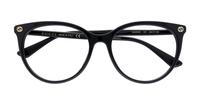 Black Gucci GG0093O Cat-eye Glasses - Flat-lay