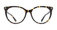 Havana Gucci GG0093O Cat-eye Glasses - Front
