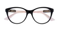 Black / Pink Gucci GG0486O Cat-eye Glasses - Flat-lay
