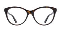 Havana Gucci GG0486O Cat-eye Glasses - Front