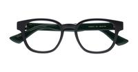 Black/Green Gucci GG0927O Rectangle Glasses - Flat-lay