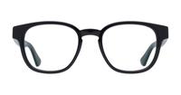Black/Green Gucci GG0927O Rectangle Glasses - Front