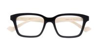 Black / White Gucci GG0964O Rectangle Glasses - Flat-lay