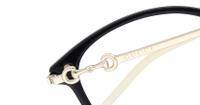 Black/Gold Gucci GG0967O Cat-eye Glasses - Detail