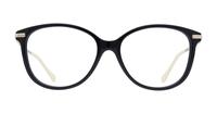 Black/Gold Gucci GG0967O Cat-eye Glasses - Front