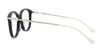 Black/Gold Gucci GG0967O Cat-eye Glasses - Side