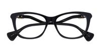 Black/Black Transparent Gucci GG1012O Wayfarer Glasses - Flat-lay