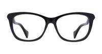 Black/Black Transparent Gucci GG1012O Wayfarer Glasses - Front