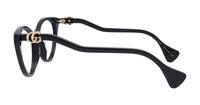 Black/Black Transparent Gucci GG1013O Cat-eye Glasses - Side