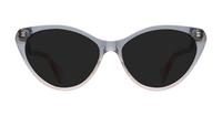 Blue / Blue Transparent Gucci GG1013O Cat-eye Glasses - Sun
