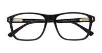 Black/Black Transparent Gucci GG1045O Rectangle Glasses - Flat-lay