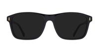 Black/Black Transparent Gucci GG1045O Rectangle Glasses - Sun