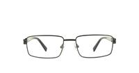 Dark Gunmetal Hackett London 1110 Rectangle Glasses - Front