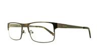 Gunmetal Hackett London 1114 Oval Glasses - Angle