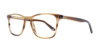 Brown Fade Hackett London HL140 Square Glasses - Angle