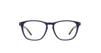 Navy Hackett London HL220 Wayfarer Glasses - Front