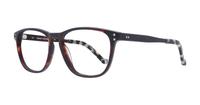 Tortoise Hackett London HL220 Wayfarer Glasses - Angle