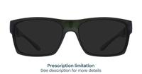 Khaki Green Harrington Sport Blaze Rectangle Glasses - Sun