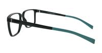 Black Harrington Sport Jack Rectangle Glasses - Side