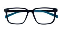 Solid Dark Blue Harrington Sport Jack Rectangle Glasses - Flat-lay