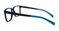 Solid Dark Blue Harrington Sport Jack Rectangle Glasses - Side