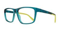 Crystal Green Harrington Sport Jason Rectangle Glasses - Angle