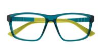 Crystal Green Harrington Sport Jason Rectangle Glasses - Flat-lay