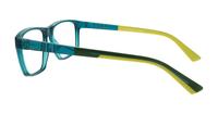 Crystal Green Harrington Sport Jason Rectangle Glasses - Side