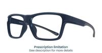 Dark Blue / Grey Harrington Sport Performer Rectangle Glasses - Angle