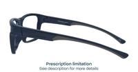 Dark Blue / Grey Harrington Sport Performer Rectangle Glasses - Side