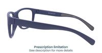 Dark Blue / Grey Harrington Sport Pulse Oval Glasses - Side